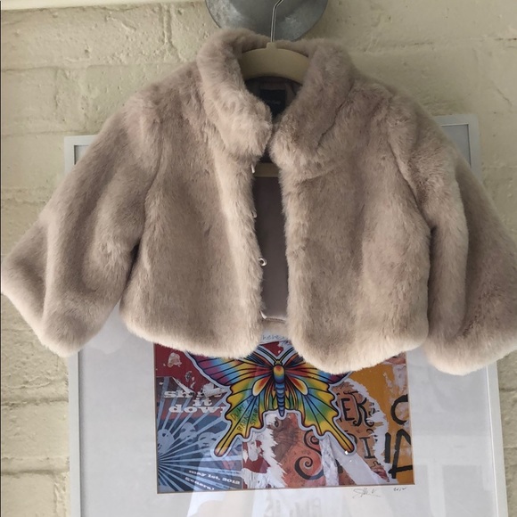 gap fur jacket